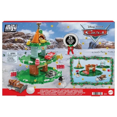 Ігровий набір Cars Адвент-календар з мінігонщиками Disney Тачки (HXT34)