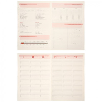 Тижневик Leo planner А5 датований 2026 &quot;Velvet&quot;, м‘який, чорний, 368 сторінок (252638)