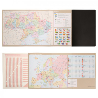 Тижневик Leo planner А5 датований 2026 &quot;Velvet&quot;, м‘який, чорний, 368 сторінок (252638)