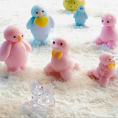 Ігровий набір #sbabam що зростає, в яйці Penguin Еggs - Пінгвіни та друзі (T049-2019)