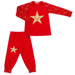 Піжама дитяча Matilda із зірочкою (8981-2-98G-red)