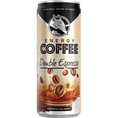 Холодна кава Hell Energy Coffee Double Espresso 250 мл (5999860497646)