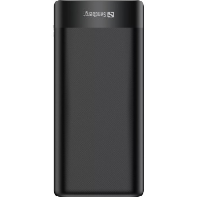 Батарея універсальна Sandberg 20000mAh, PD/65W, QC/3.0, Always-ON-Mode, +cable 100W (420-62)