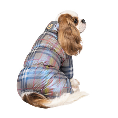 Комбінезон для тварин Pet Fashion INDIGO XS (клітинка) (4823082428915)