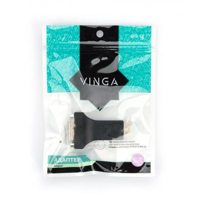 Перехідник DP M to DVI (24+5）F Vinga (DPMDVIF-01)