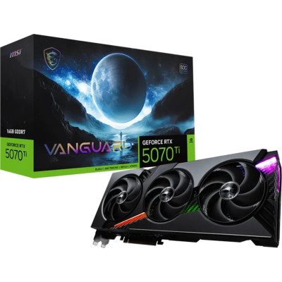 Відеокарта MSI GeForce RTX5070 Ti 16GB VANGUARD SOC (RTX 5070 Ti 16G VANGUARD SOC)
