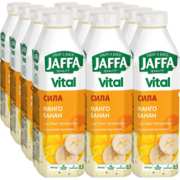 Напій Jaffa соковмісний Vital Power Манго та банан з екстрактом женьшеню 500 мл (4820016253735)