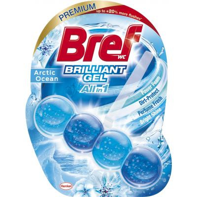 Туалетний блок Bref Блискучий гель Арктичний океан 42 г (9000101508598)