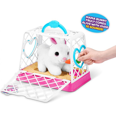 Інтерактивна іграшка Pets &amp; Robo Alive Мама кролиця з сюрпризом (9554)