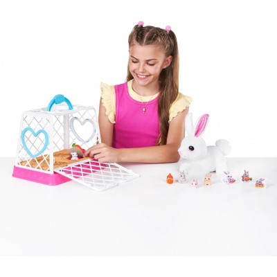 Інтерактивна іграшка Pets &amp; Robo Alive Мама кролиця з сюрпризом (9554)