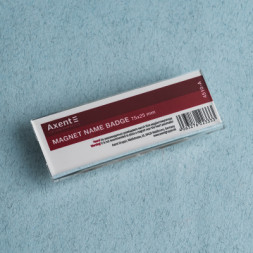 Бейдж Axent акриловий на магніті 4510 (75х25 мм) (4510-A)