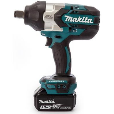 Гайковерт Makita LXT, 5Аг х 2шт, Makpac, 1050Нм, 3/4&quot; (DTW1001RTJ)