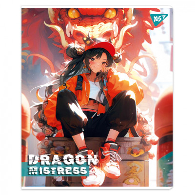 Зошит Yes Dragon mistress 18 аркушів лінія (767527)