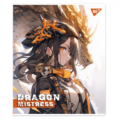 Зошит Yes Dragon mistress 18 аркушів лінія (767527)