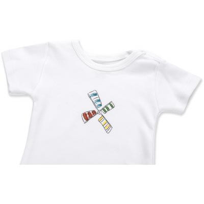Боді дитяче Bibaby з млином (56326-74B-white)