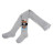 Колготки дитячі BNM з піратським кораблем (M0C0301-1020-122B-gray)