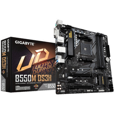 Материнська плата GIGABYTE B550M DS3H