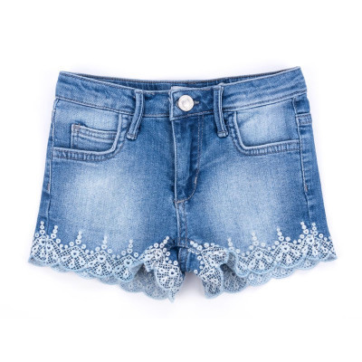 Шорти дитячі Breeze з мереживом (OZ-18810-128G-blue)