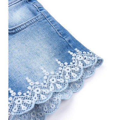 Шорти дитячі Breeze з мереживом (OZ-18810-128G-blue)