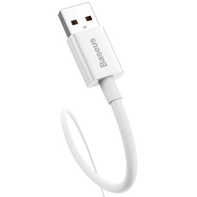 Дата кабель USB 2.0 AM to USB-C 1.0m Superior Fast Charging 100W moon white Baseus (P10320102214-01)