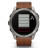 Смарт-годинник Garmin fenix 8 51mm,AMOLED,Sapphire, Bare Ti, Blk/Chsnt Lthr (010-02905-40)