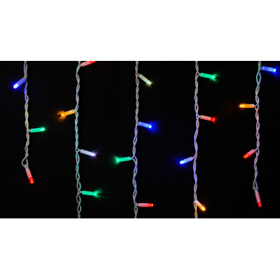 Гірлянда Delux ICICLE flash 75LED 2 х 0.7 м мульти/білий IP44 EN (90012956)