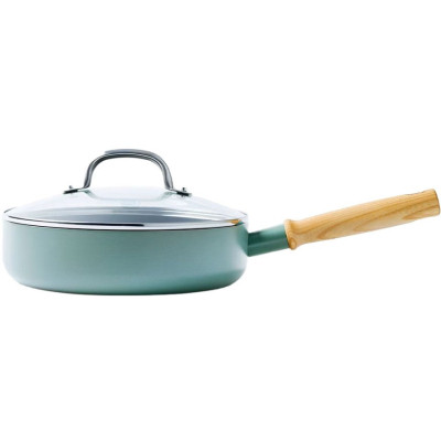Сотейник GreenPan Mayflower з кришкою 24 см, 2,6 л блакитний (CC001682-001)