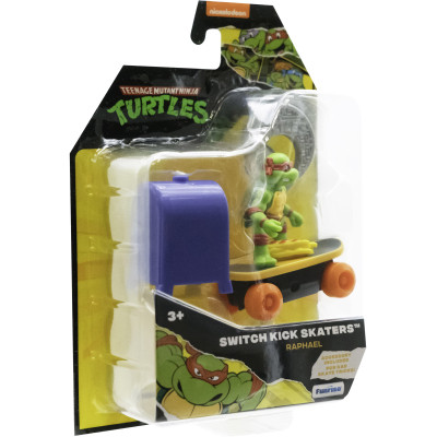 Ігровий набір Funrise TMNT Черепашки-ніндзя класичні Скейтбордист з лаунчером Рафаель (71043)