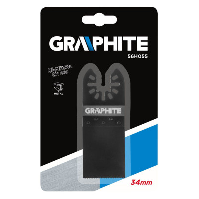 Полотно Graphite пиляльне занурювальне по металу, для реноватора, 34мм (56H055)