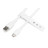 Дата кабель USB 2.0 AM to Type-C 2.0m 60W white Digitus (AK-300340-020-W)