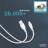Дата кабель USB 2.0 AM to Type-C 2.0m 60W white Digitus (AK-300340-020-W)