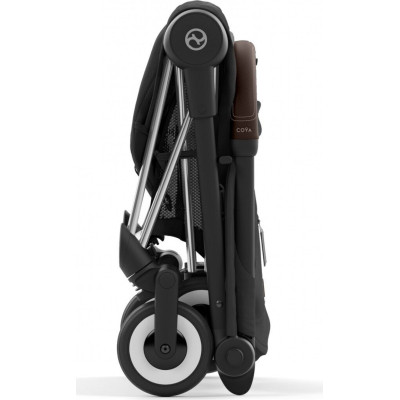 Коляска Cybex Coya Chrome Dark Brown Sepia Black (522004385)