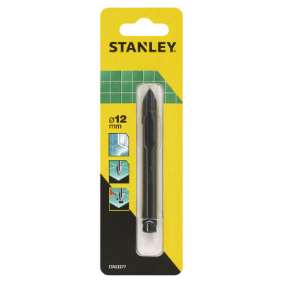 Свердло Stanley по плитці, склу d=12 мм, L=97 мм (STA53377)