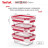 Харчовий контейнер Tefal Master Seal, Набір 3шт., скло, прозорий (N1051110)