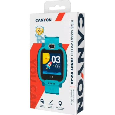 Смарт-годинник Canyon CNE-KW44GB Jondy KW-44, Kids smartwatch Green (CNE-KW44GB)
