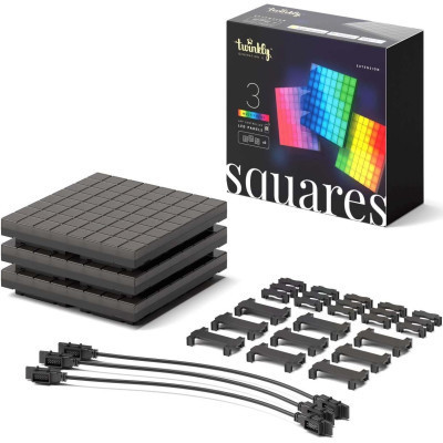 Гірлянда Twinkly Панель Smart LED Squares 3 RGB, Gen II, IP20, 16x16см, for TWQ064STW-07-BEU (TWQ064STW-03-BAD)