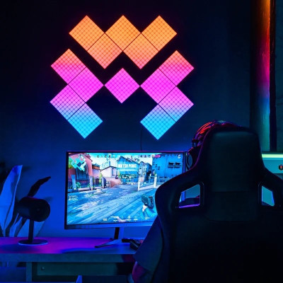 Гірлянда Twinkly Панель Smart LED Squares 3 RGB, Gen II, IP20, 16x16см, for TWQ064STW-07-BEU (TWQ064STW-03-BAD)
