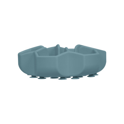 Універсальний посуд для тварин WAUDOG Silicone миска для повільного харчування 450 мл сіра (235311)