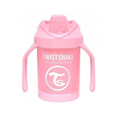 Поїльник-непроливайка Twistshake Міні 230 мл Світло-рожева (69877)