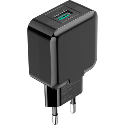 Зарядний пристрій Grand-X 1*USB, 2,1A, Black, + cable USB -&gt; Lightning, Cu, 2.1А, 1m (CH03LTB)