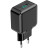 Зарядний пристрій Grand-X 1*USB, 2,1A, Black, + cable USB -&gt; Lightning, Cu, 2.1А, 1m (CH03LTB)