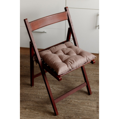 Подушка на стілець Прованс Фібра коричнева 40х40 см (029613)