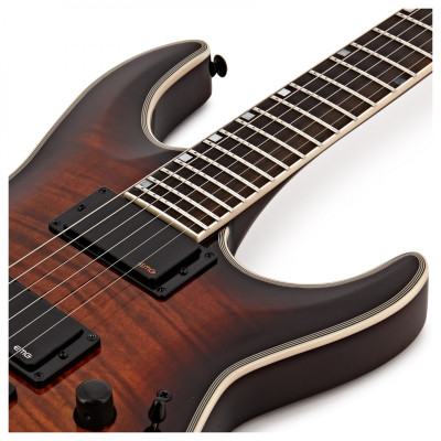 Електрогітара LTD MH-1000 EverTune Dark Brown Sunburst