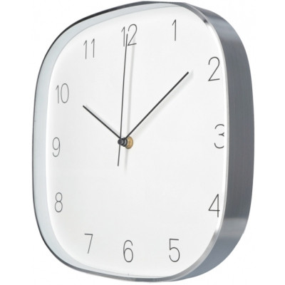 Настінний годинник Optima Promo Promo Jewel, металевий, срібний (O52080-16)