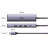 Концентратор Ugreen USB 3.0 Type-C to 3xUSB 3.0 + RJ45 1000M CM475 grey (20932)