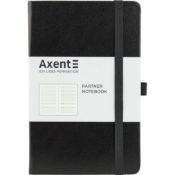 Книга записна Axent Partner 125х195 мм у лінійку 96 аркушів Чорний (8308-01-A)