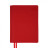 Тижневик Leo planner А5 датований 2026 &quot;Vitto&quot;, м‘який, червоний, 368 сторінок (252643)