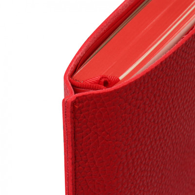 Тижневик Leo planner А5 датований 2026 &quot;Vitto&quot;, м‘який, червоний, 368 сторінок (252643)