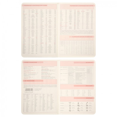 Тижневик Leo planner А5 датований 2026 &quot;Vitto&quot;, м‘який, червоний, 368 сторінок (252643)