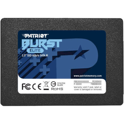 Накопичувач SSD 2.5&quot; 1.92TB Burst Elite Patriot (PBE192TS25SSDR)